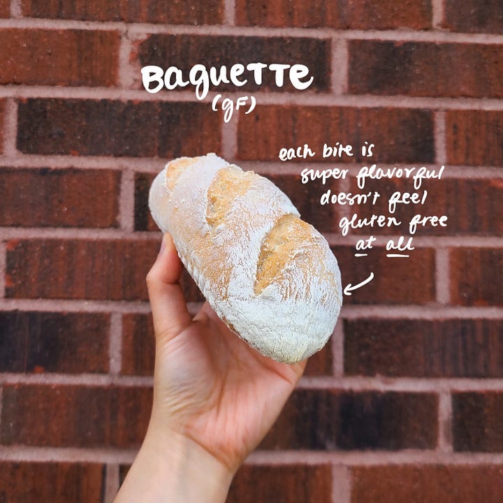 The Accidental Baker gluten free baguette