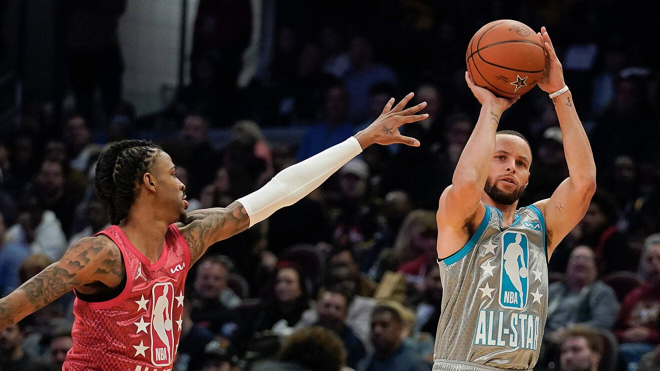 NBA All-Star Game 2022: Steph Curry scores 50 points to lift Team LeBron  past Team Durant | Marca