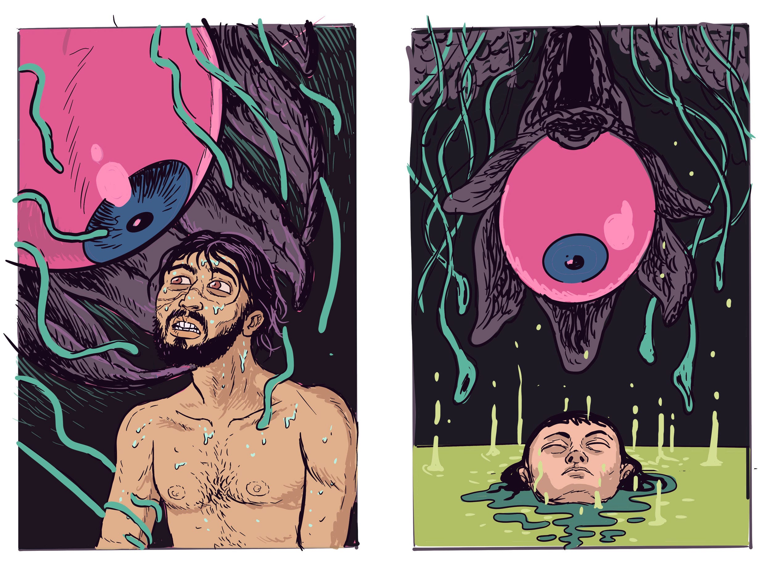 Cover Process - The Forgotten Divine - by Matt Bors