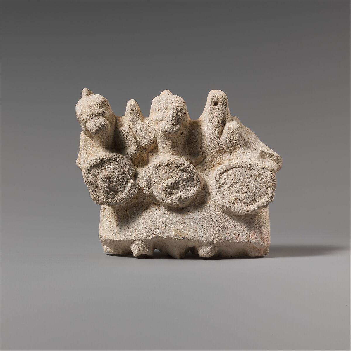 Limestone statuette of Geryon, Limestone, Cypriot Limestone statuette of Geryon, Limestone, Cypriot