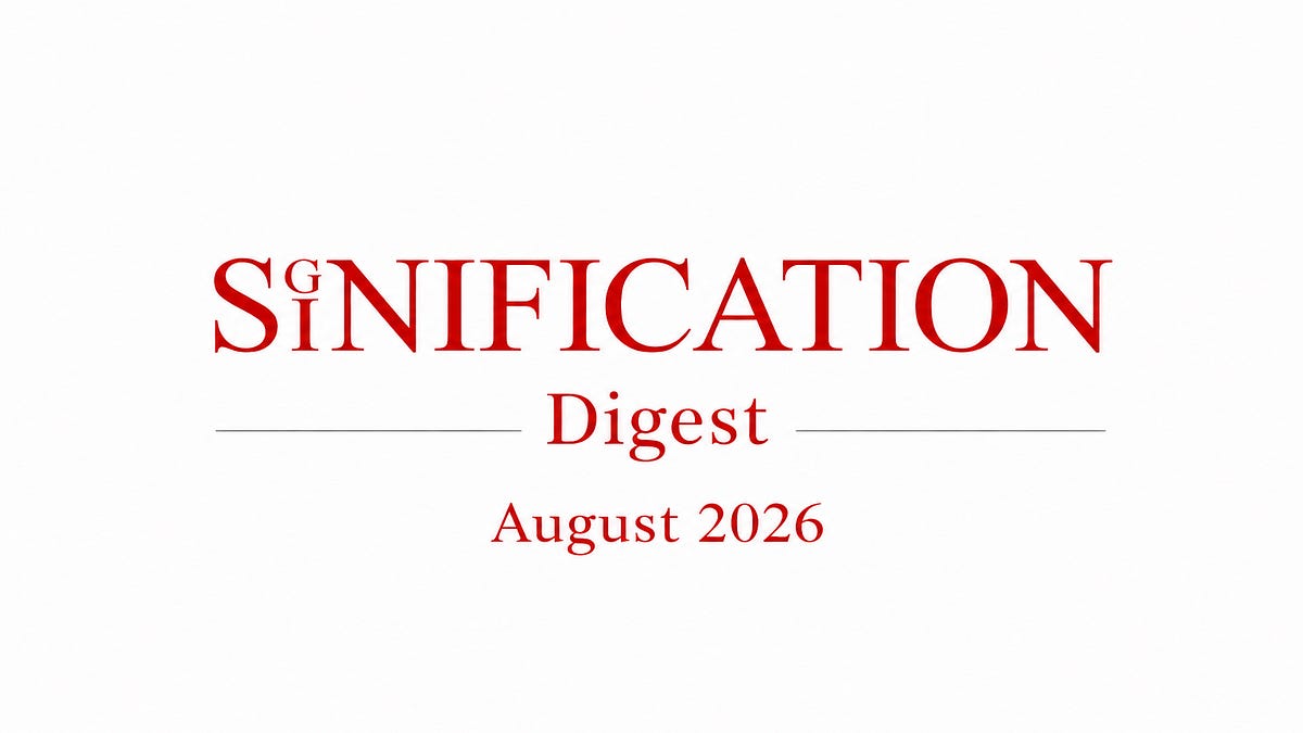 Changes Unseen, Strategies Uncharted | Sinification: August 2026