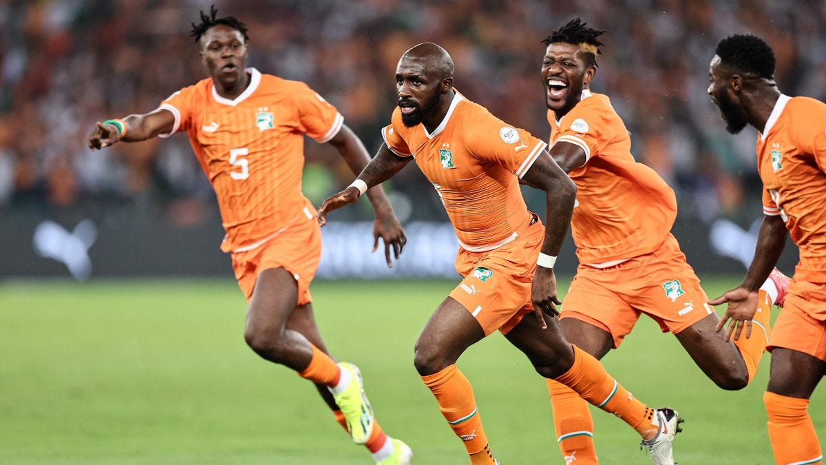 Ivory Coast 2-0 Guinea-Bissau: Hosts open Africa Cup of Nations with  comfortable win at Stade Alassane Ouattara - Eurosport