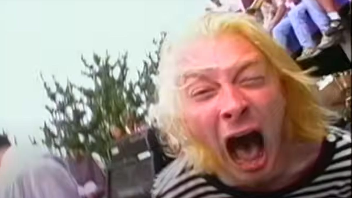 The moment Thom Yorke totally lost it live on MTV