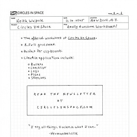 Notes Worksheet for Focused Creativity