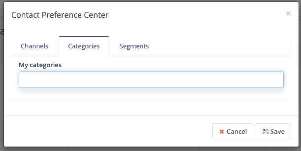 Quản lý Category cho Contact