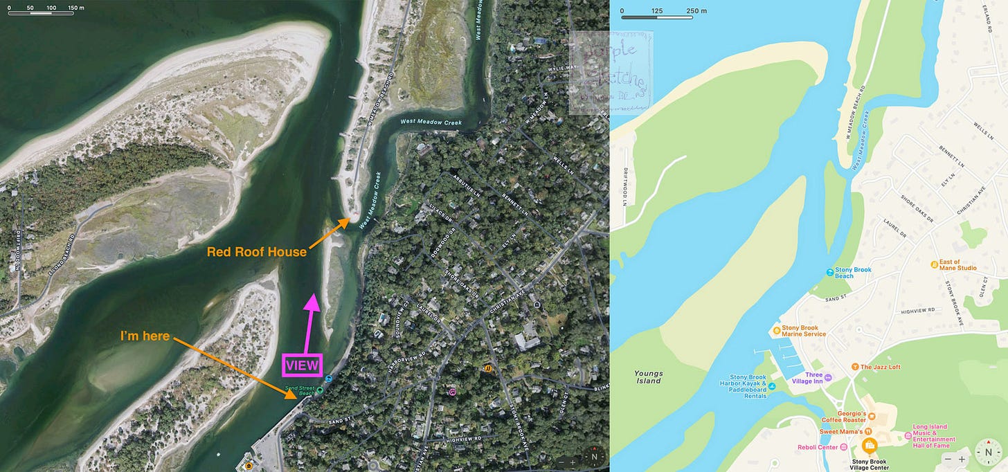 Map of Stony Brook Harbor & Village Map of Stony Brook Harbor & Village