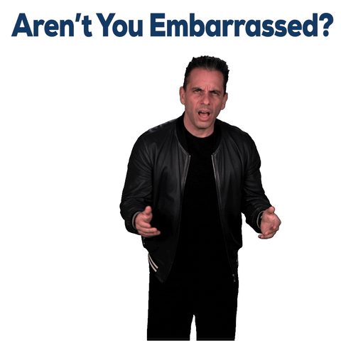 Embarrassed GIF by Sebastian Maniscalco - Find & Share on GIPHY