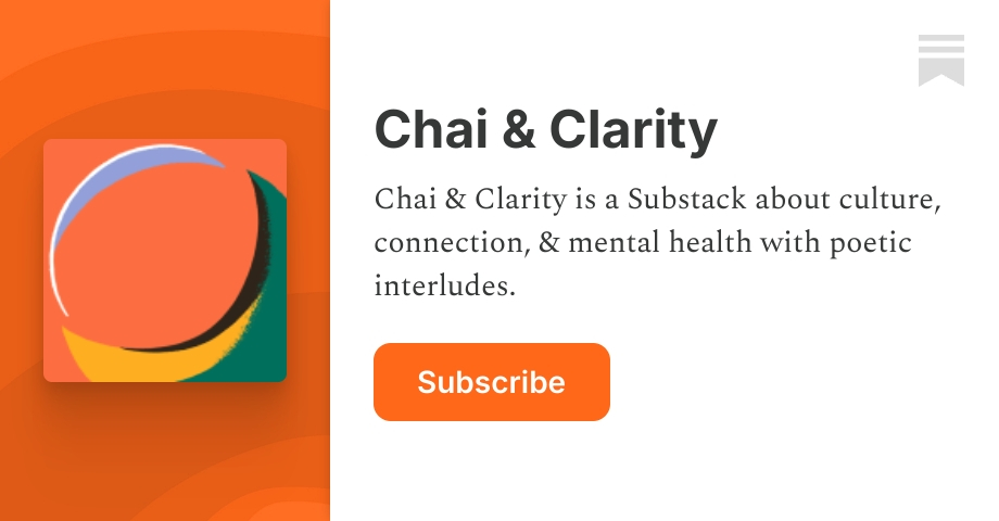 Hello Sub Stack World! - Chai & Clarity