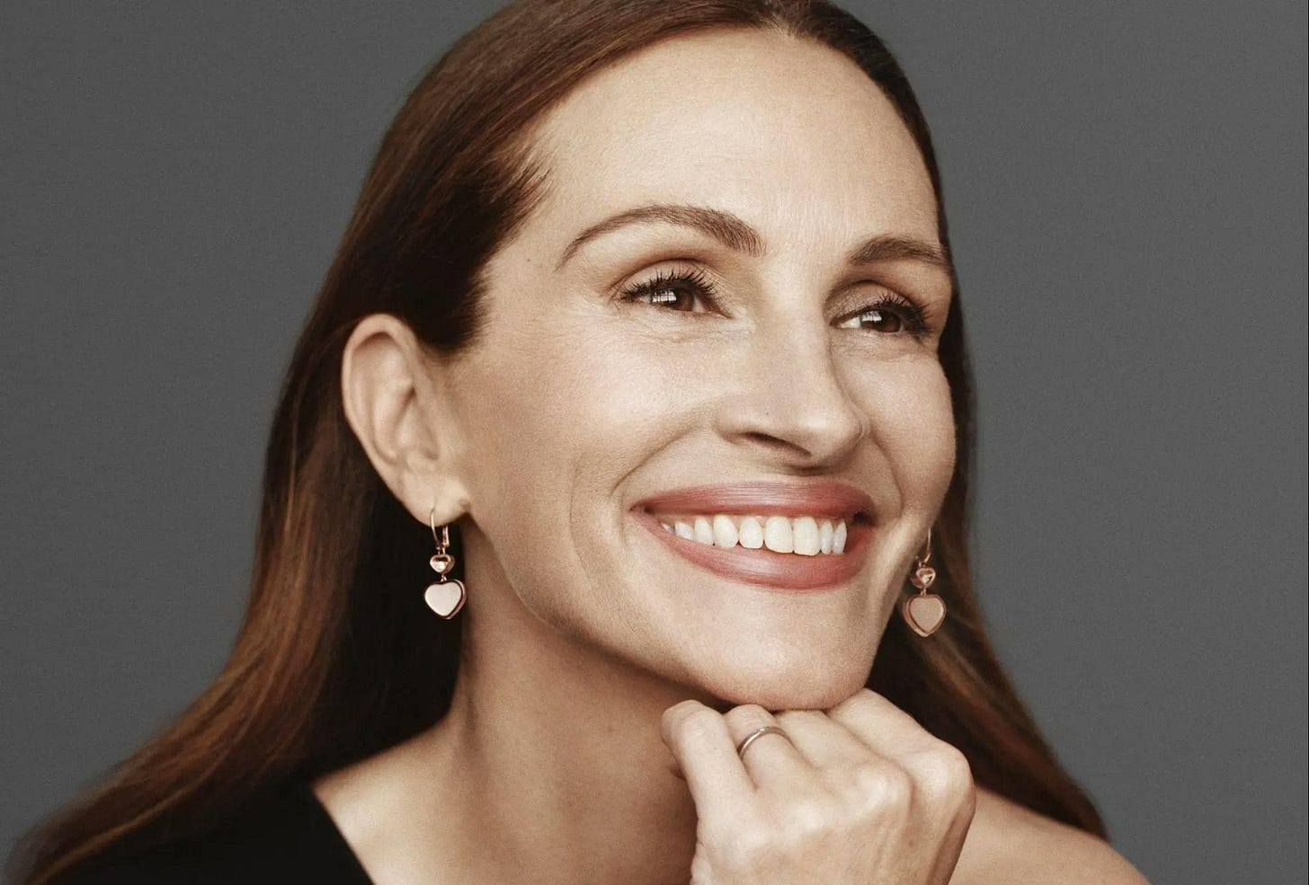 face happy head person smile dimples earring portrait adult woman