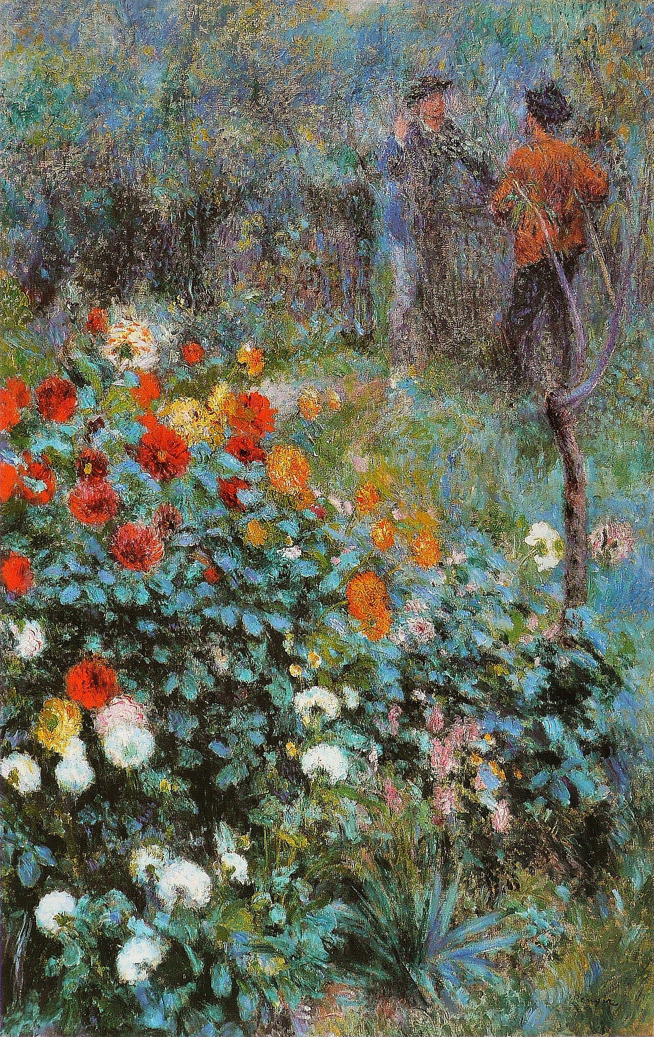 Pierre Auguste Renoir, The Garden in the Rue Cortot, Montmartre, 1876 Pierre Auguste Renoir, The Garden in the Rue Cortot, Montmartre, 1876