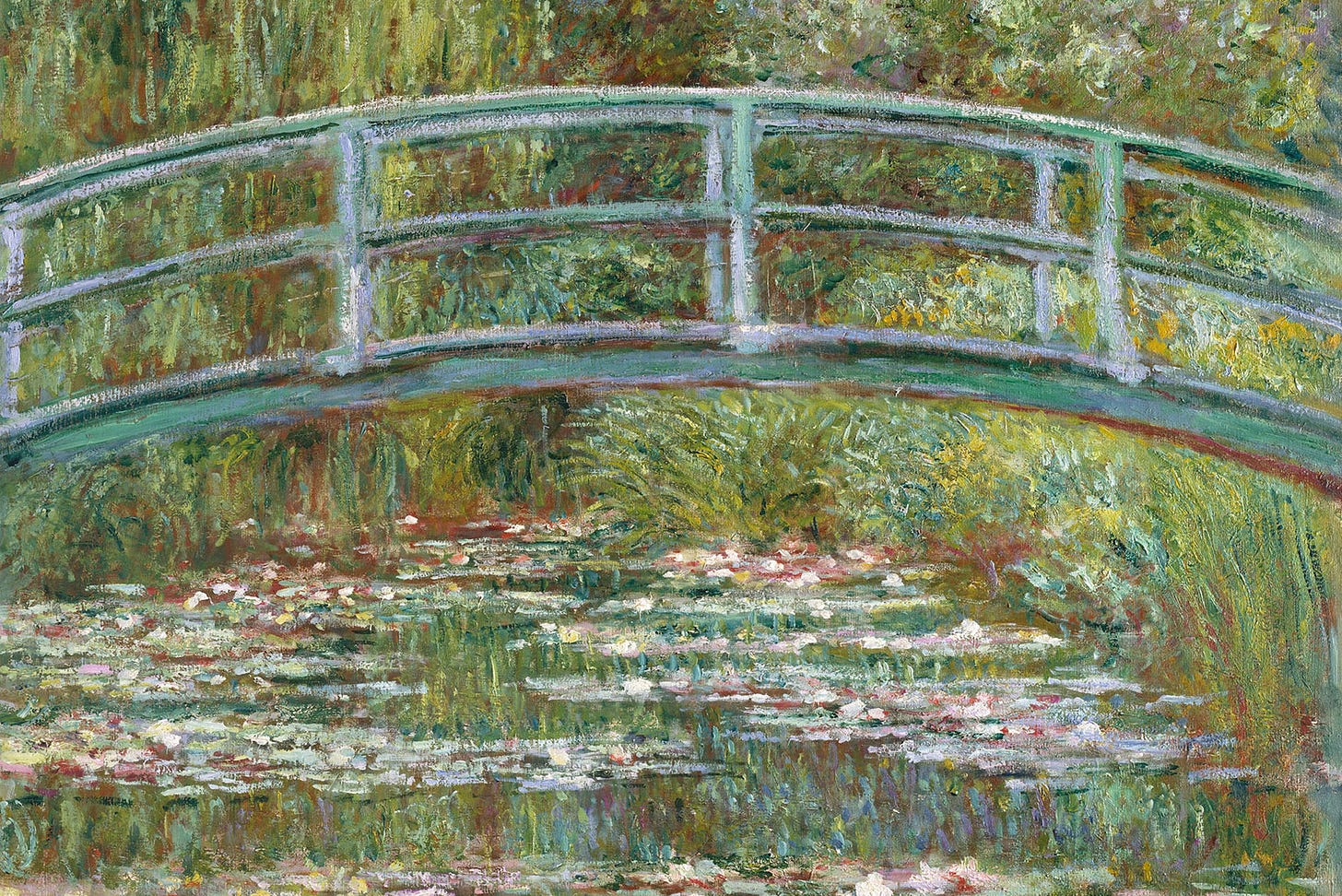 Bridge over a Pond of Water Lilies | Tangerine Development