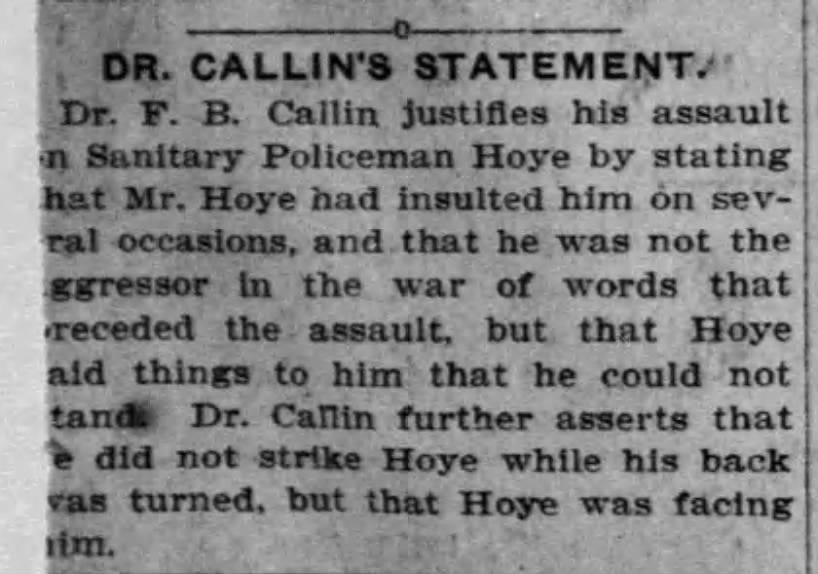 Image of newspaper clipping from Akron Beacon Journal, 5 Decemer 1903 (link in the caption) Image of newspaper clipping from Akron Beacon Journal, 5 Decemer 1903 (link in the caption)