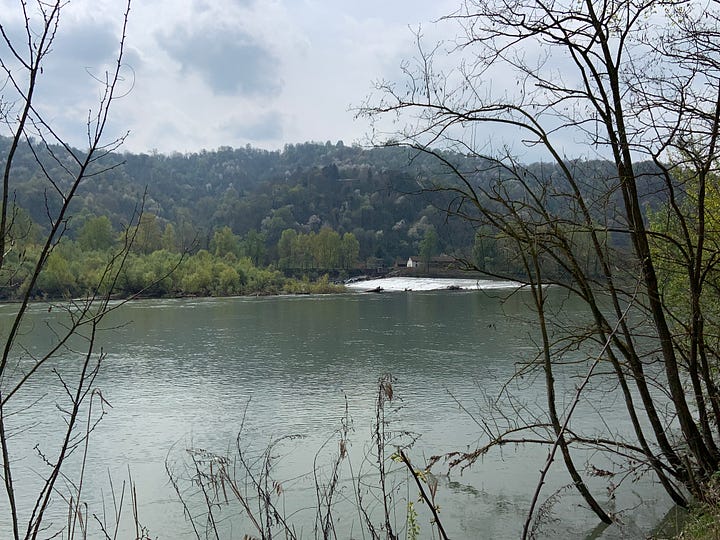 Interesting Places to Visit in Italy: Po River and Cavour Canal in the city of Chivasso