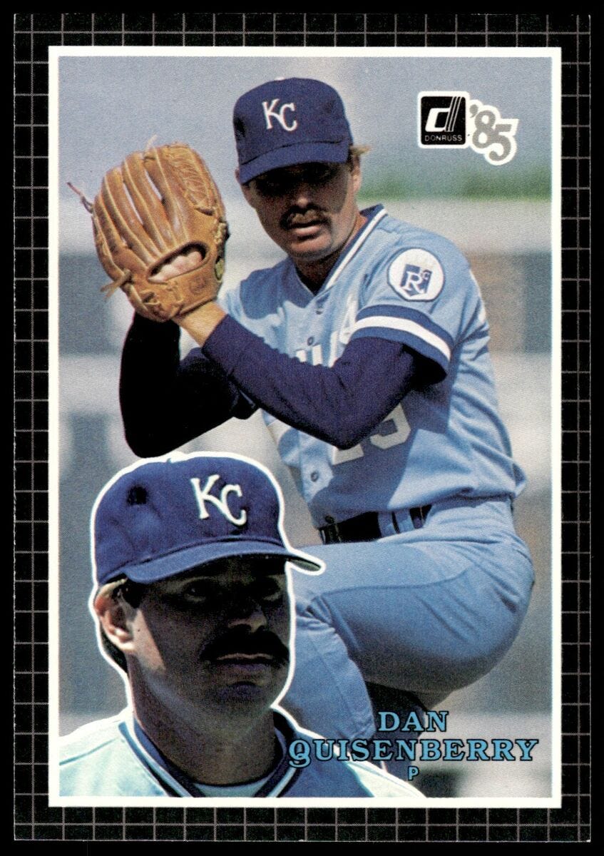 1985 Donruss Action All Stars Dan Quisenberry