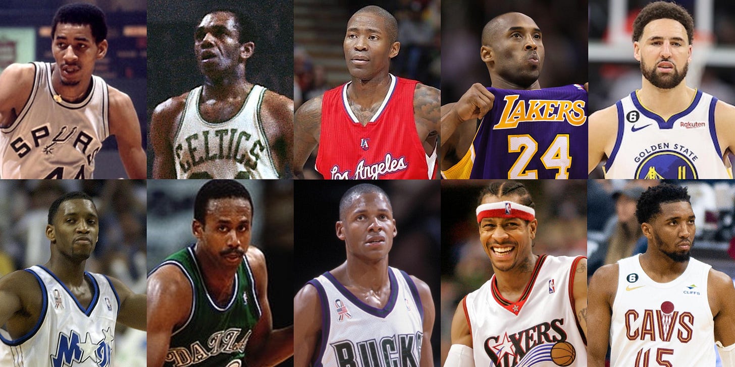 every team's greatest shooting guard in franchise history. : r/NBATalk