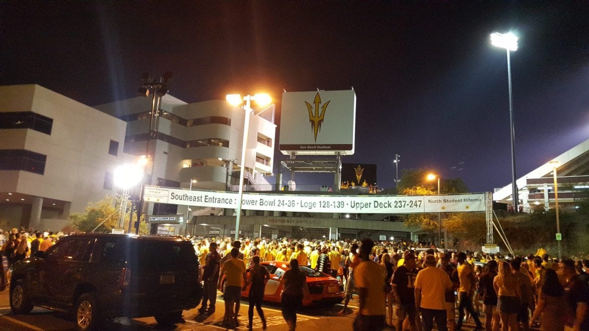 Sun Devil Stadium Entrance