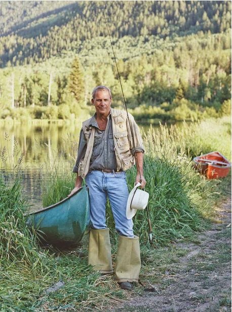 Vintage Costner Crushing Lakeside Sprezzatura