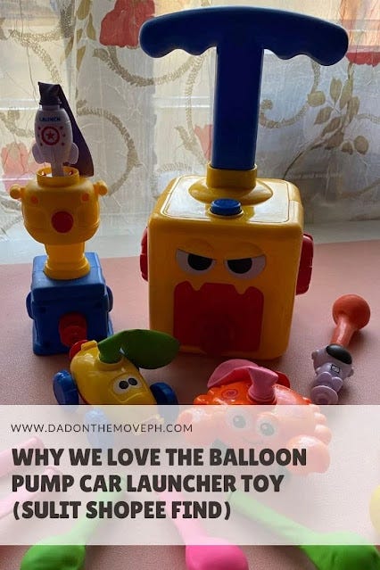 Balloon Pump Car Launcher Toy Sulit find review Balloon Pump Car Launcher Toy Sulit find review