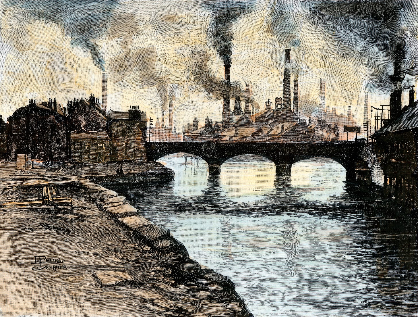 Sheffield in the 1800s Sheffield in the 1800s