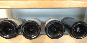 Wine bottle punts