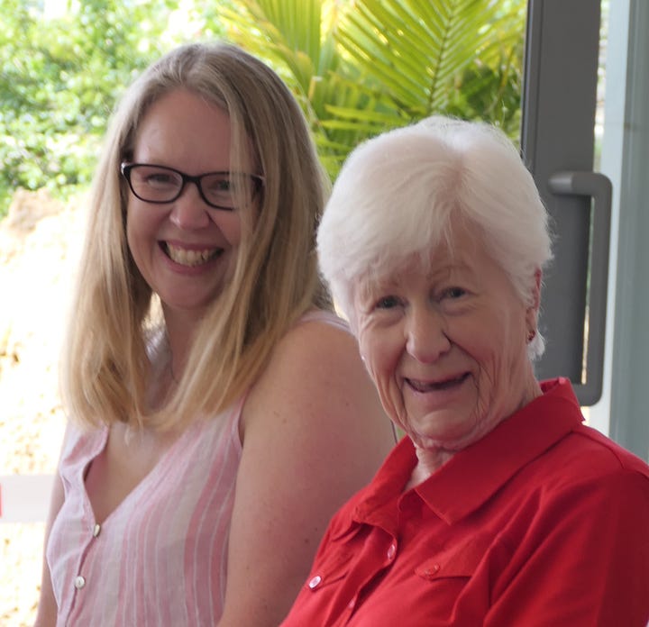 Ross Bindon & Noeline Parker with me
