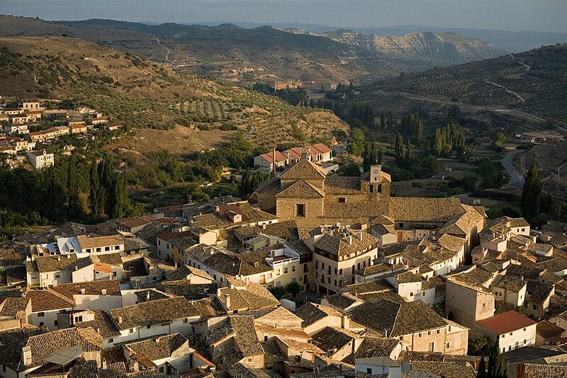Modern-day view of Pastrana, Spain Modern-day view of Pastrana, Spain