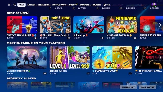 They now have big tabs in discovery with the same maps as always another  way to bring down small creators : r/FortniteCreative