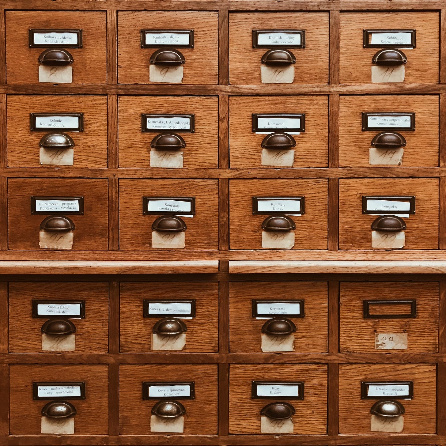 Drawers inside our brains Drawers inside our brains
