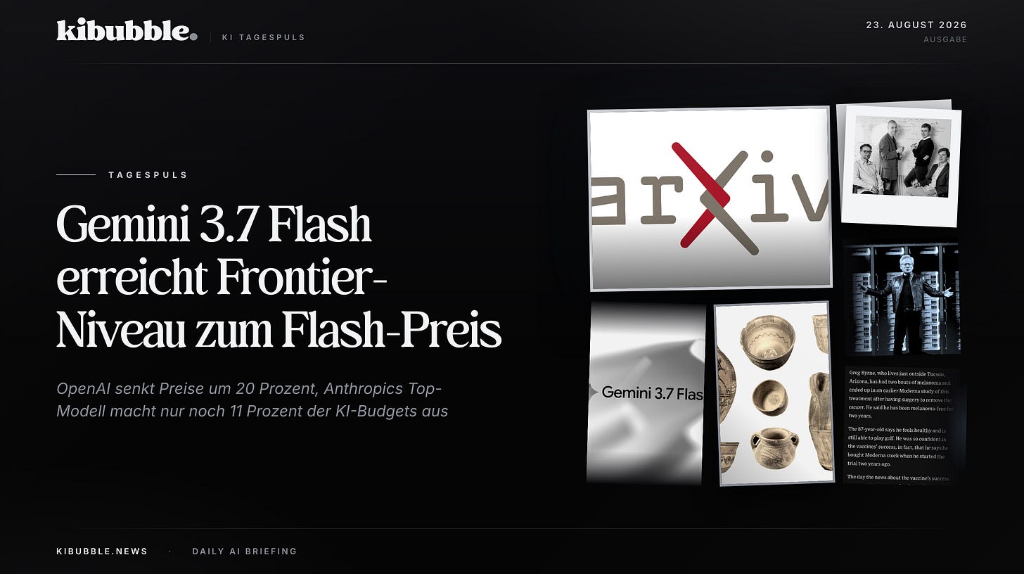 Gemini 3.7 Flash: Frontier-Leistung zum Flash-Preis