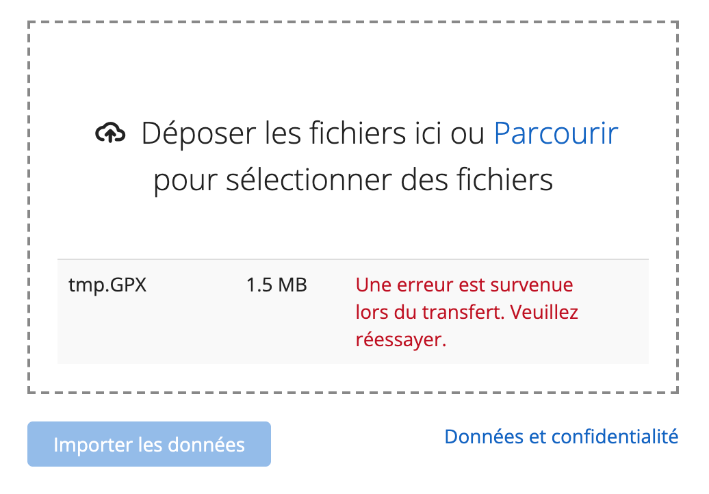 Test de la validité d’une trace