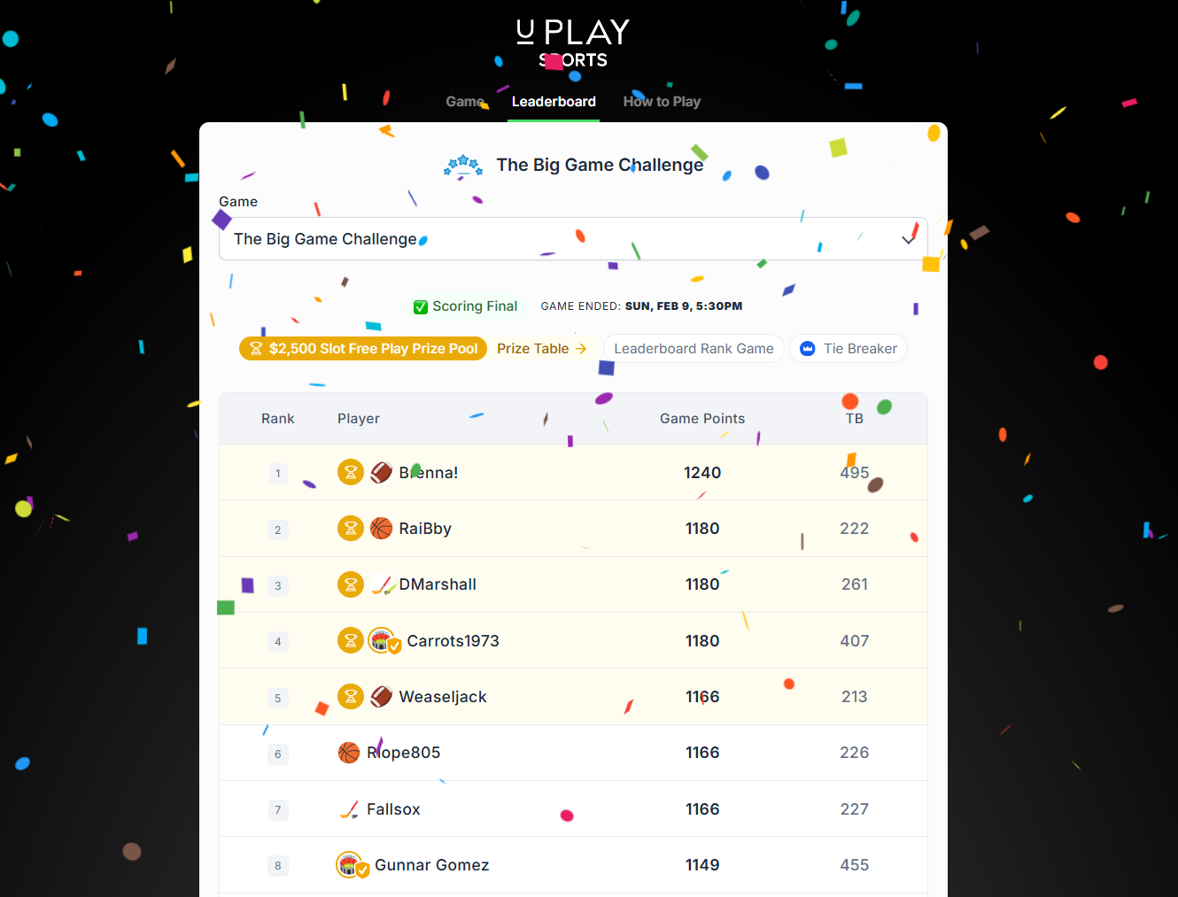 Chumash Casino UPLAY Sports - The Big Game Chumash Casino UPLAY Sports - The Big Game