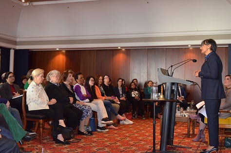 Their excellencies deliberate @ Worldly Women of Wellington with Diplosphere