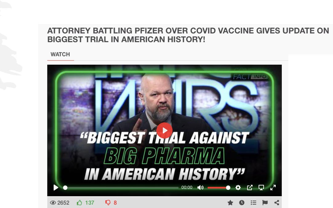 The $3 Trillion SubStack on How to Destroy Pfizer in Court