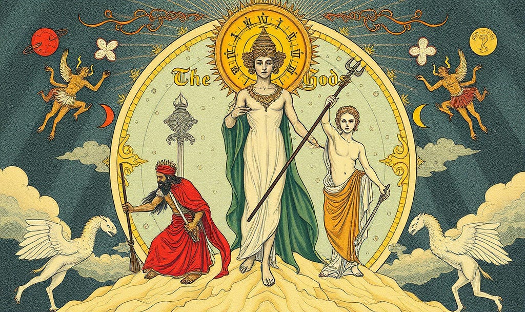 THE GODS ARE YOU — A Complete Cross-Mythology Map of Every Divine Role, Every Shadow, Every Demon, and Every Dream You’ve Ever Had