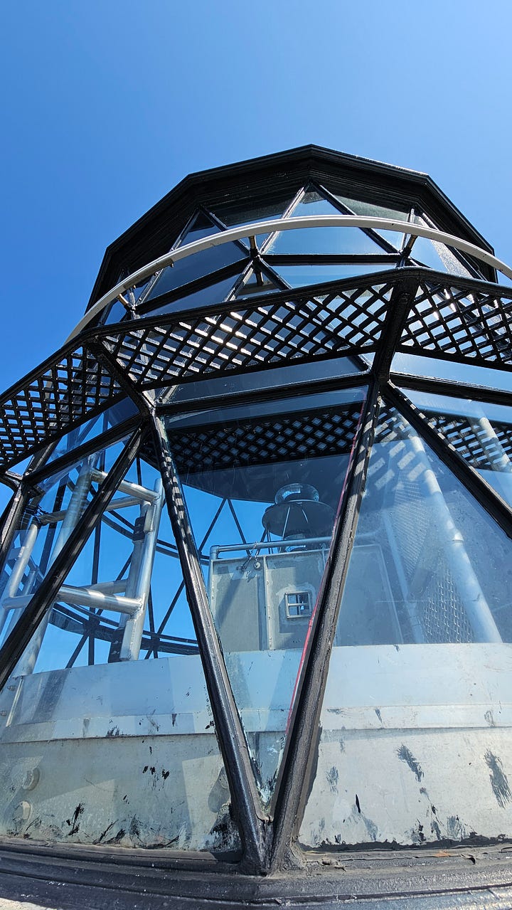 Views from the top of Ardnamurchan lighthouse