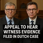 Appeal Against Gates & Pfizer CEO Filed | Re: To Hear Bioweapon Witnesses Evidence In Court