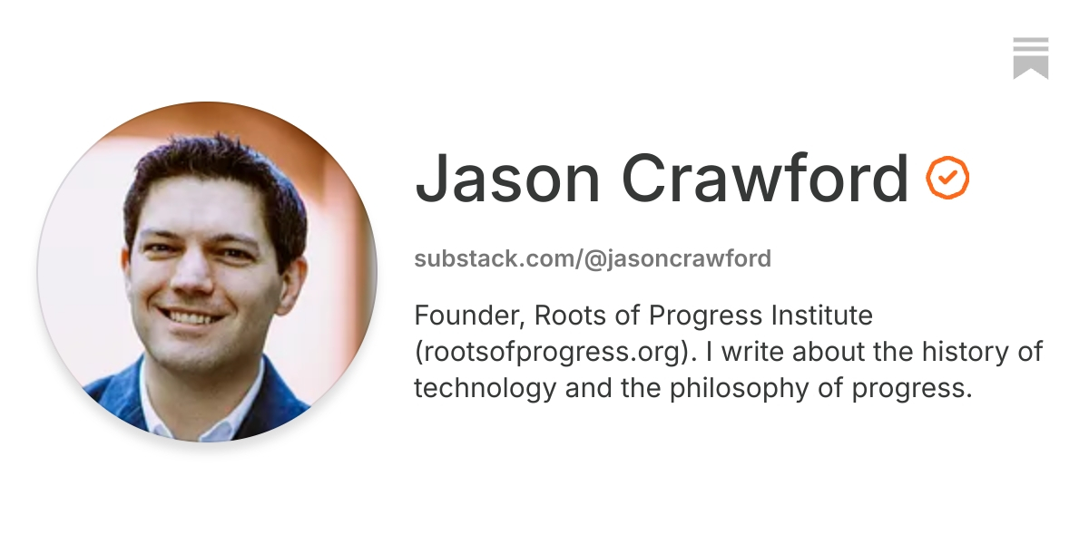 Jason Crawford | Substack