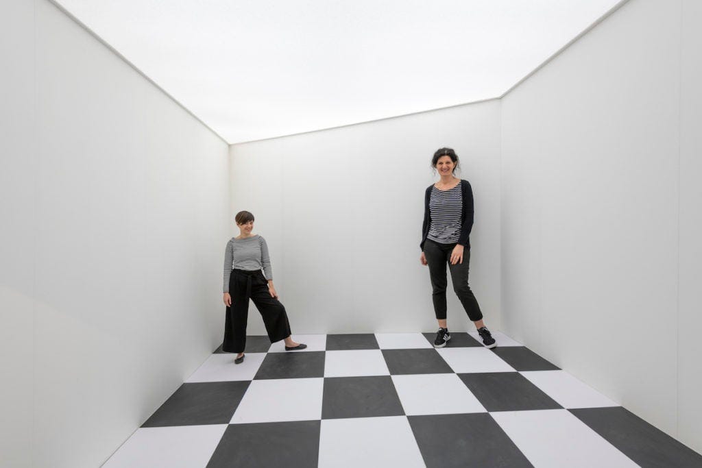 Installation view, ESCHER. The Exhibition & Experience at Industry City, June 8, 2018 – February 3, 2019. Photo by Adam Reich. Courtesy Arthemisia.