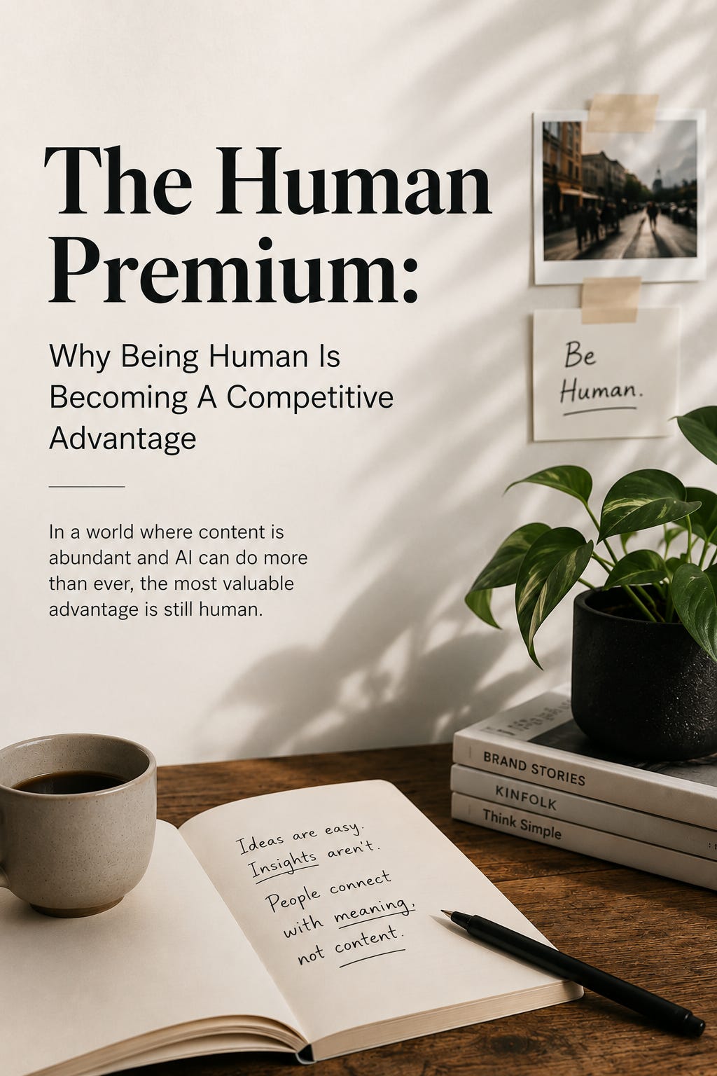 The Human Premium: Why Being Human Is Becoming A Competitive Advantage
