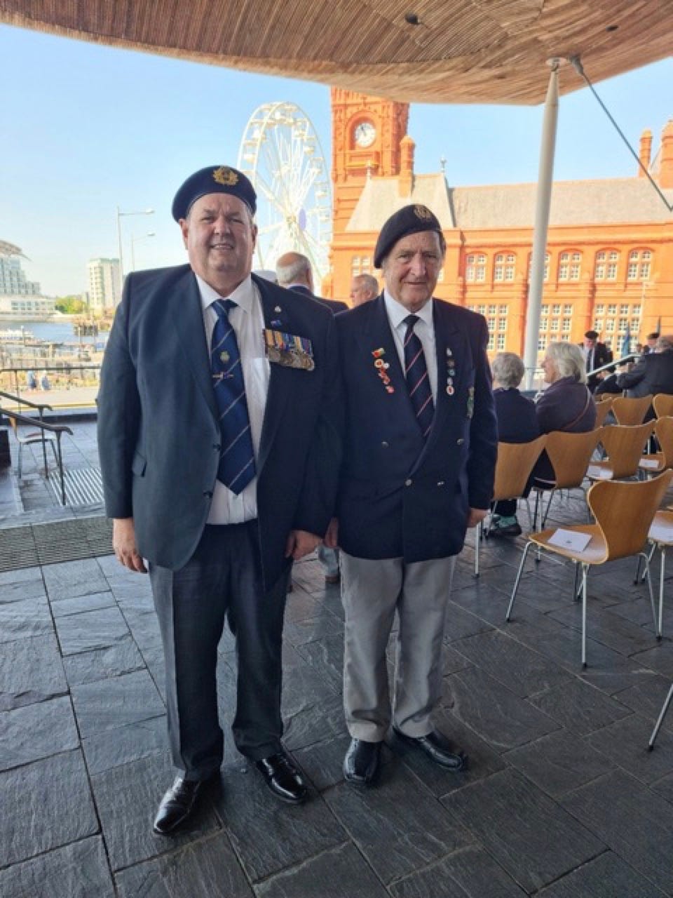 MR. MICHAEL SPEAR OF BARRY BRANCH AND MR JOHN COLES, CARDIFF RNA