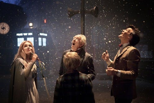 Doctor Who Christmas inside