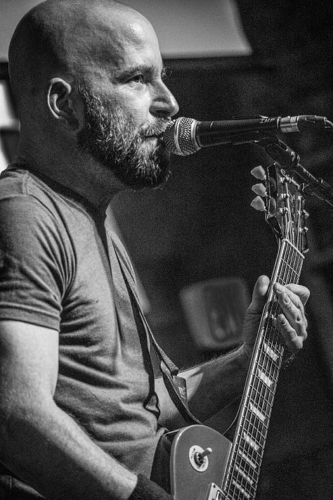 Brandt Holmes performs with The Fleeting Romance / photos by author