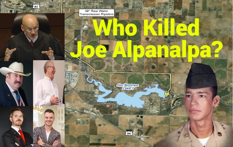 Lake 7 Murder Cover-Up: A witness is dead, a ranch stolen, and officials enriched. Inside the Lubbock Lake 7 murder cover-up and conspiracy. Lake 7 Murder Cover-Up: A witness is dead, a ranch stolen, and officials enriched. Inside the Lubbock Lake 7 murder cover-up and conspiracy.