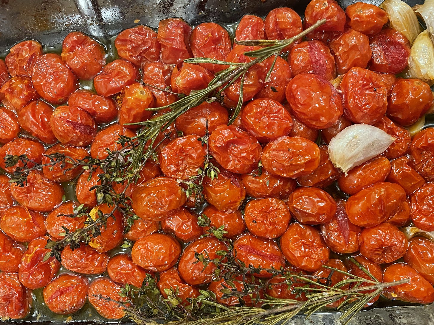 Roasted tomatoes with Red Wine Salt
