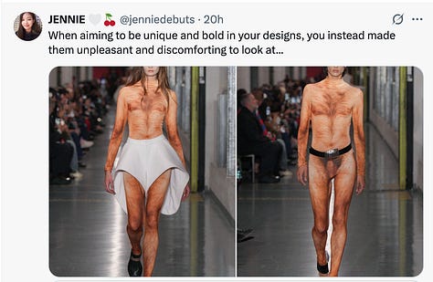 Duran Lantink Jean Paul Gaultier Paris Fashion Week Paris New York London Fashion style