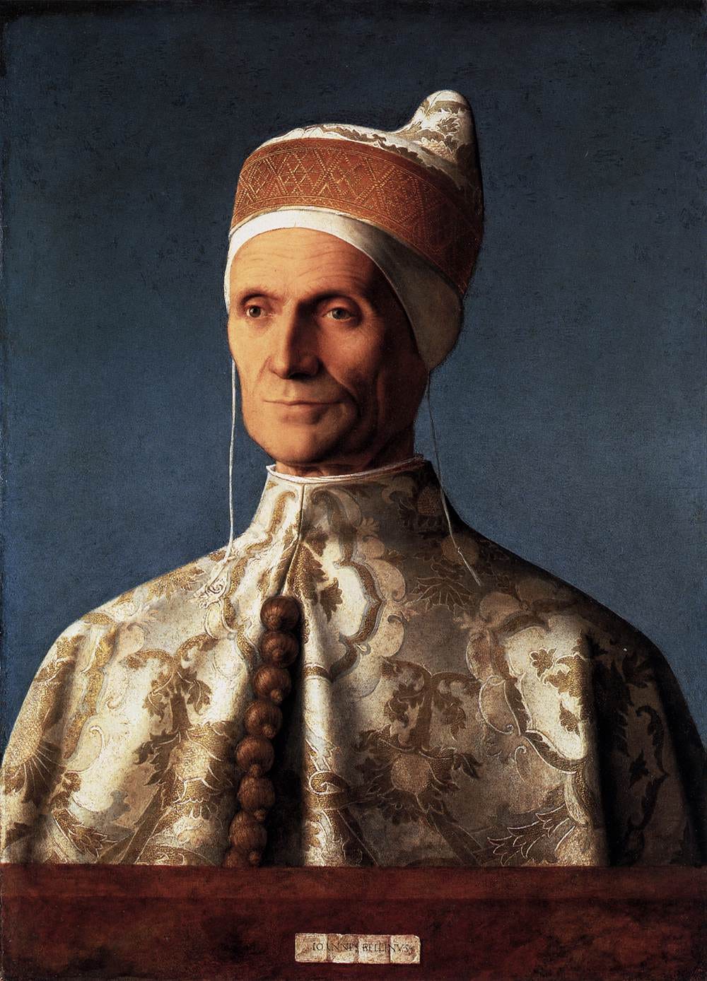 Giovanni Bellini, portrait of Doge Leonardo Loredan, oil on panel, circa 1501, National Gallery, London