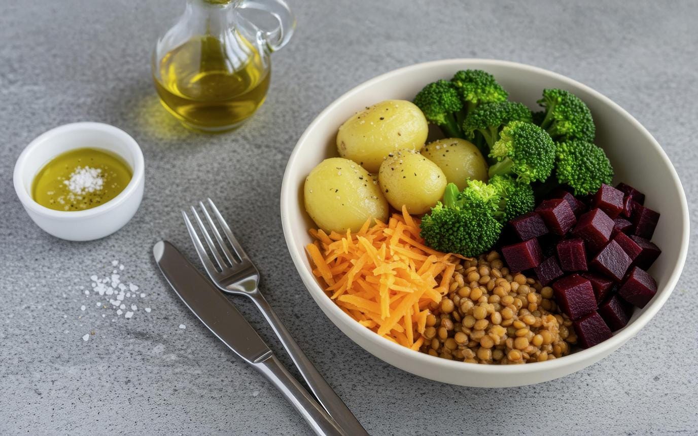 Bol d’hiver vegan au brocoli, carotte et betterave - Kilogram