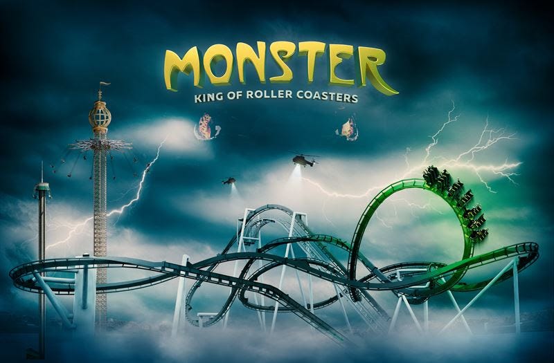 Gröna Lund's new monster ride opens 2021 « Amusement Today