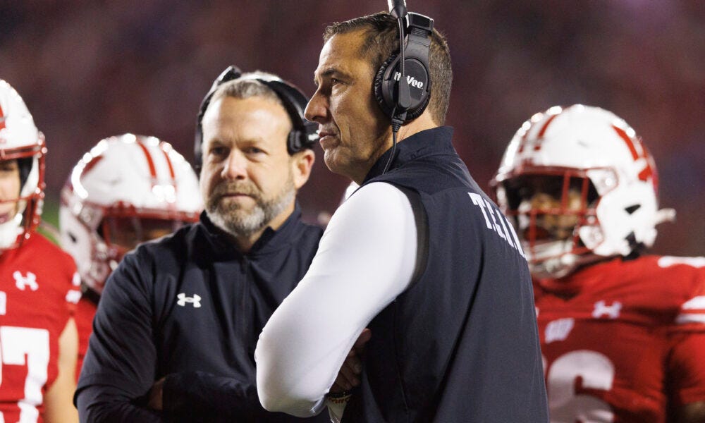 Wisconsin Badgers football head coach Luke Fickell