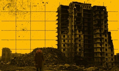 Tatiana Bushlanova walks next to the ruins of her apartment block, demolished due to heavy damage, in Mariupol<br>Tatiana Bushlanova, 65, walks next to the ruins of her apartment block, demolished due to heavy damage received in the course of Russia-Ukraine conflict in Mariupol, Russian-controlled Ukraine, February 5, 2023. REUTERS/Alexander Ermochenko
